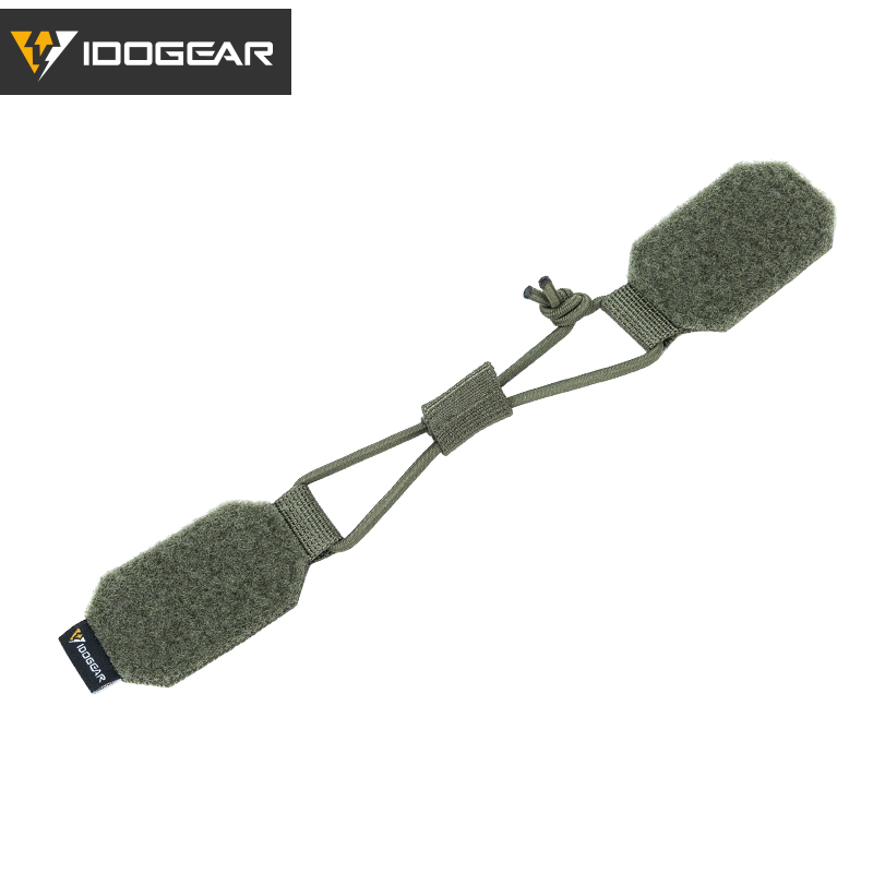 IDOGEAR Tactical Nylon Pull Drawstring Fixing Strap with Elastic Rope 3PCS/set 3956