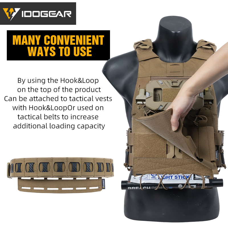 IDOGEAR Tactical Drop Pouch Panel For FERRO Style Bag 3957