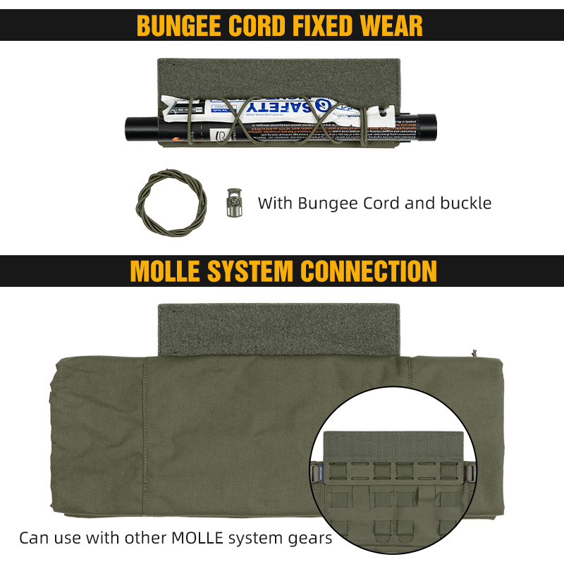 IDOGEAR Tactical Drop Pouch Panel For FERRO Style Bag 3957