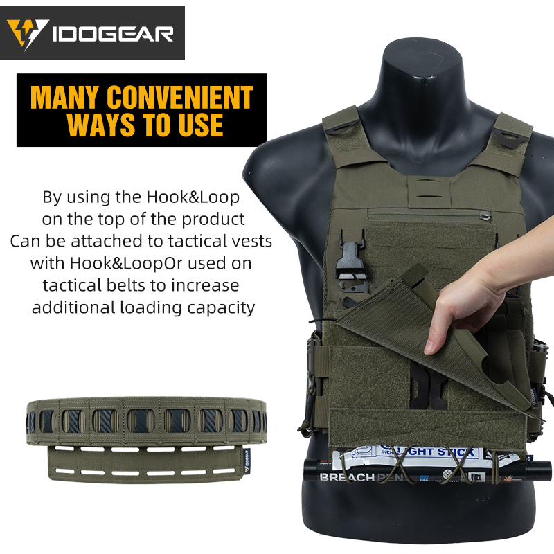 IDOGEAR Tactical Drop Pouch Panel For FERRO Style Bag 3957