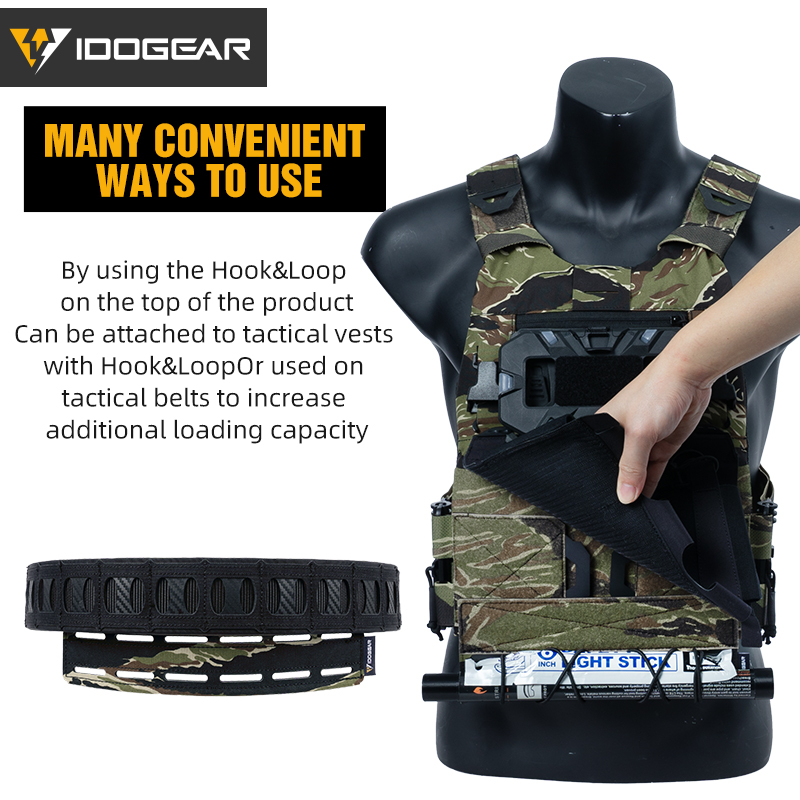 IDOGEAR Tactical Drop Pouch Panel For FERRO Style Bag 3957