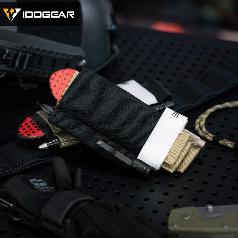 IDOGEAR Tactical Tourniquet Holder for Belt Elastic Band Hook&loop 3958