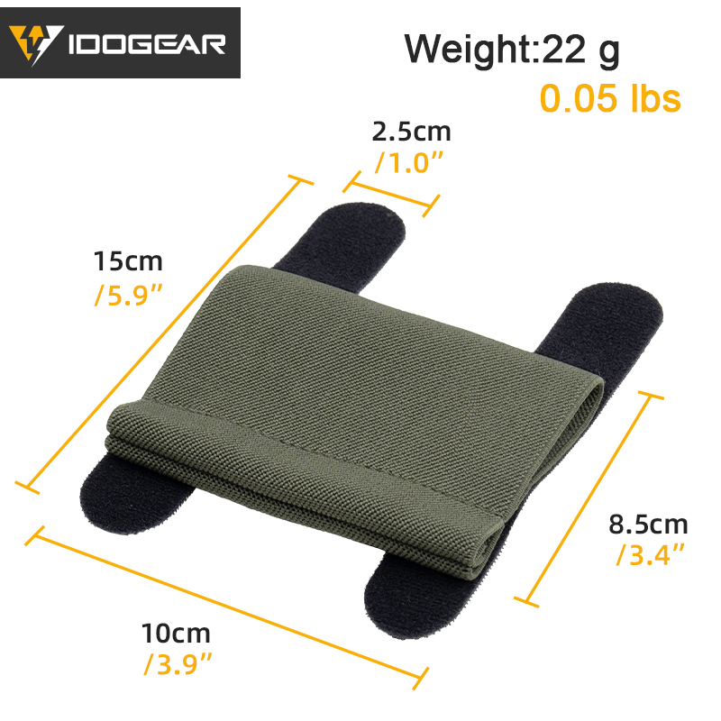 IDOGEAR Tactical Tourniquet Holder for Belt Elastic Band Hook&loop 3958