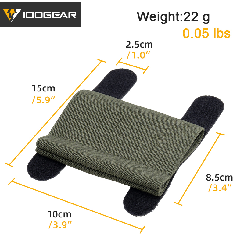 IDOGEAR Tactical Tourniquet Holder for Belt Elastic Band Hook&loop 3958
