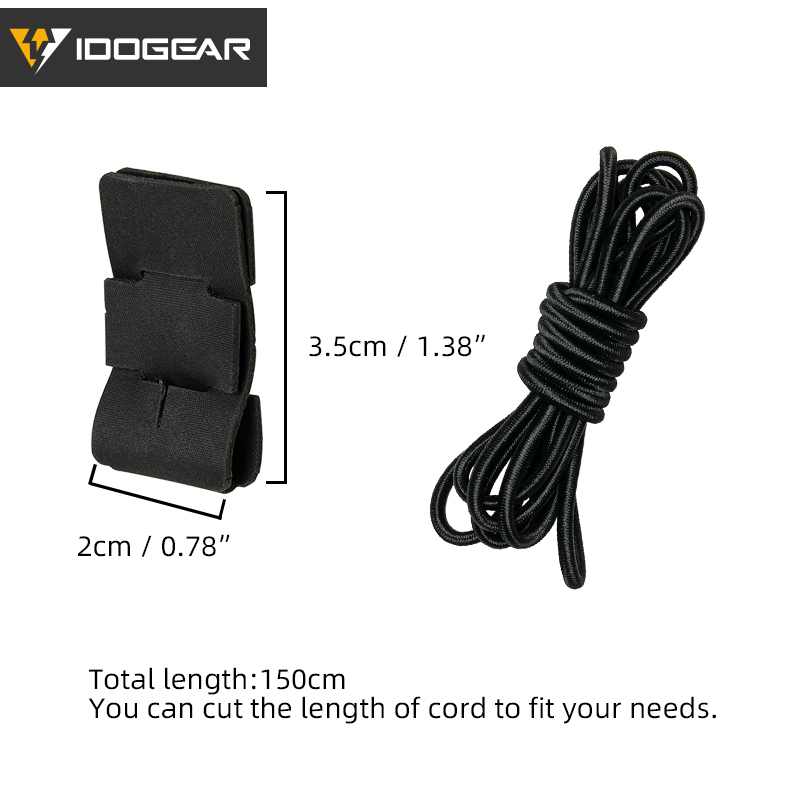 IDOGEAR Tactical Mag Pouch Handle Laser Cut Design 3pcs/set 3959