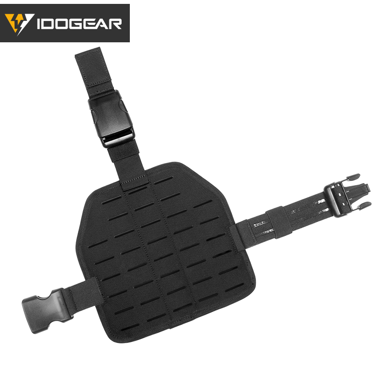 IDOGEAR Tactical Thigh MOLLE Panel for Belt Multi-function Expansion Panel Lightweight Adjustable Tactical Accessory 3961