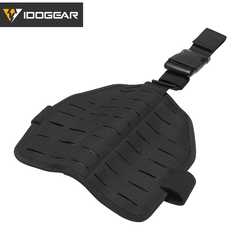 IDOGEAR Tactical Thigh MOLLE Panel for Belt Multi-function Expansion Panel Lightweight Adjustable Tactical Accessory 3961
