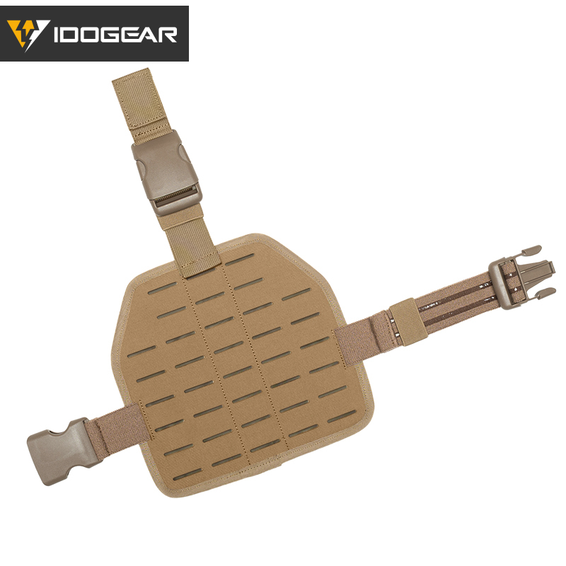 IDOGEAR Tactical Thigh MOLLE Panel for Belt Multi-function Expansion Panel Lightweight Adjustable Tactical Accessory 3961