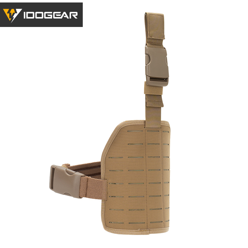 IDOGEAR Tactical Thigh MOLLE Panel for Belt Multi-function Expansion Panel Lightweight Adjustable Tactical Accessory 3961