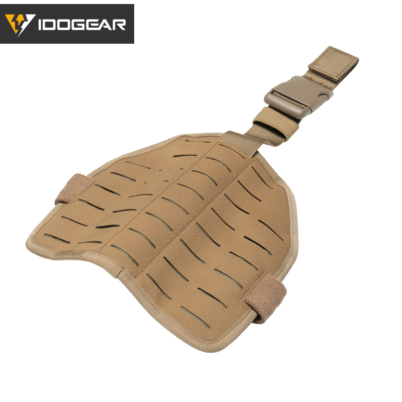 IDOGEAR Tactical Thigh MOLLE Panel for Belt Multi-function Expansion Panel Lightweight Adjustable Tactical Accessory 3961