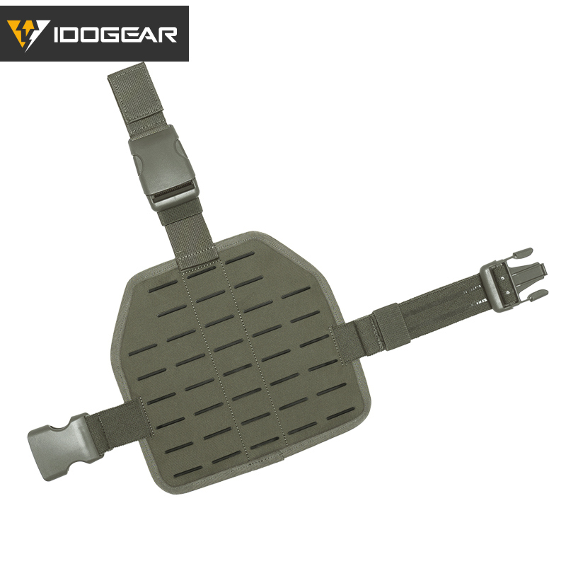 IDOGEAR Tactical Thigh MOLLE Panel for Belt Multi-function Expansion Panel Lightweight Adjustable Tactical Accessory 3961