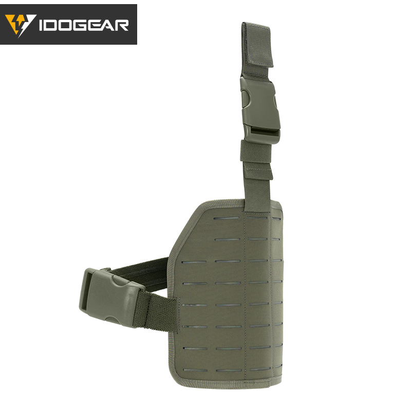 IDOGEAR Tactical Thigh MOLLE Panel for Belt Multi-function Expansion Panel Lightweight Adjustable Tactical Accessory 3961