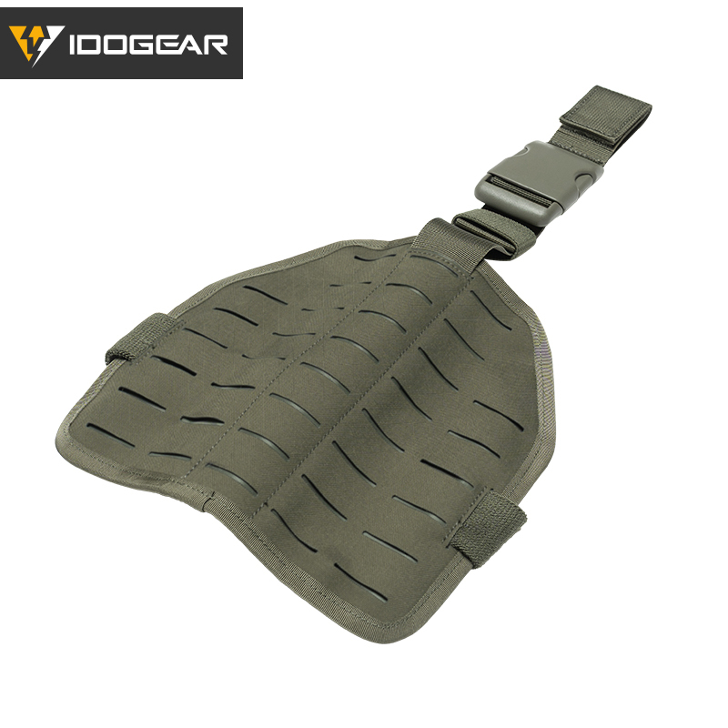 IDOGEAR Tactical Thigh MOLLE Panel for Belt Multi-function Expansion Panel Lightweight Adjustable Tactical Accessory 3961