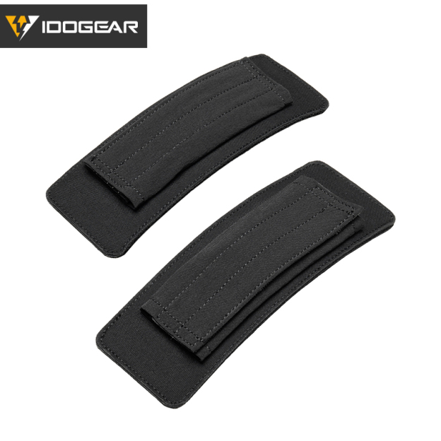 IDOGEAR Shoulder Pads 2 Pack Hook‑and‑Loop Detachable Breathable Cushion for Vest Shoulder Straps AC3963