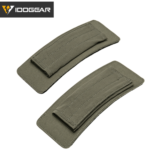 IDOGEAR Shoulder Pads 2 Pack Hook‑and‑Loop Detachable Breathable Cushion for Vest Shoulder Straps AC3963