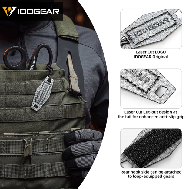 IDOGEAR TEGRIS Pull Handle Reusable Multifunctional Lightweight for Vest Pouch 3964