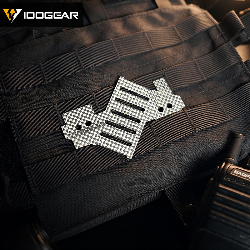 IDOGEAR TEGRIS 45° MOLLE Adapter Plate Lightweight Multi-Mount Board for Belt & Vest Outdoor Gear Accessory 3965