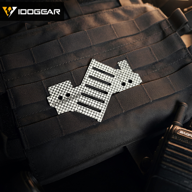 IDOGEAR TEGRIS 45° MOLLE Adapter Plate Lightweight Multi-Mount Board for Belt & Vest Outdoor Gear Accessory 3965