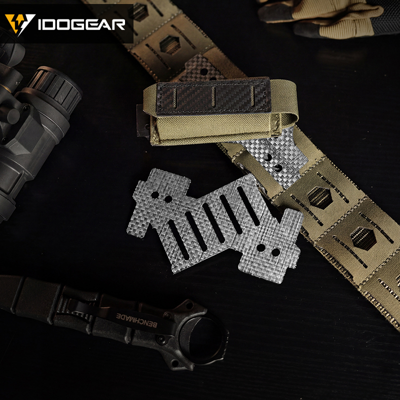 IDOGEAR TEGRIS 45° MOLLE Adapter Plate Lightweight Multi-Mount Board for Belt & Vest Outdoor Gear Accessory 3965