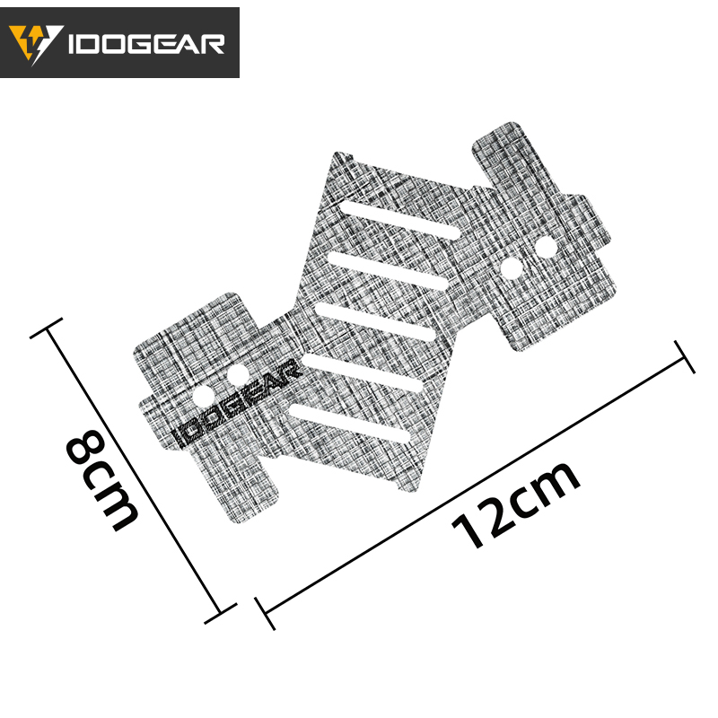 IDOGEAR TEGRIS 45° MOLLE Adapter Plate Lightweight Multi-Mount Board for Belt & Vest Outdoor Gear Accessory 3965