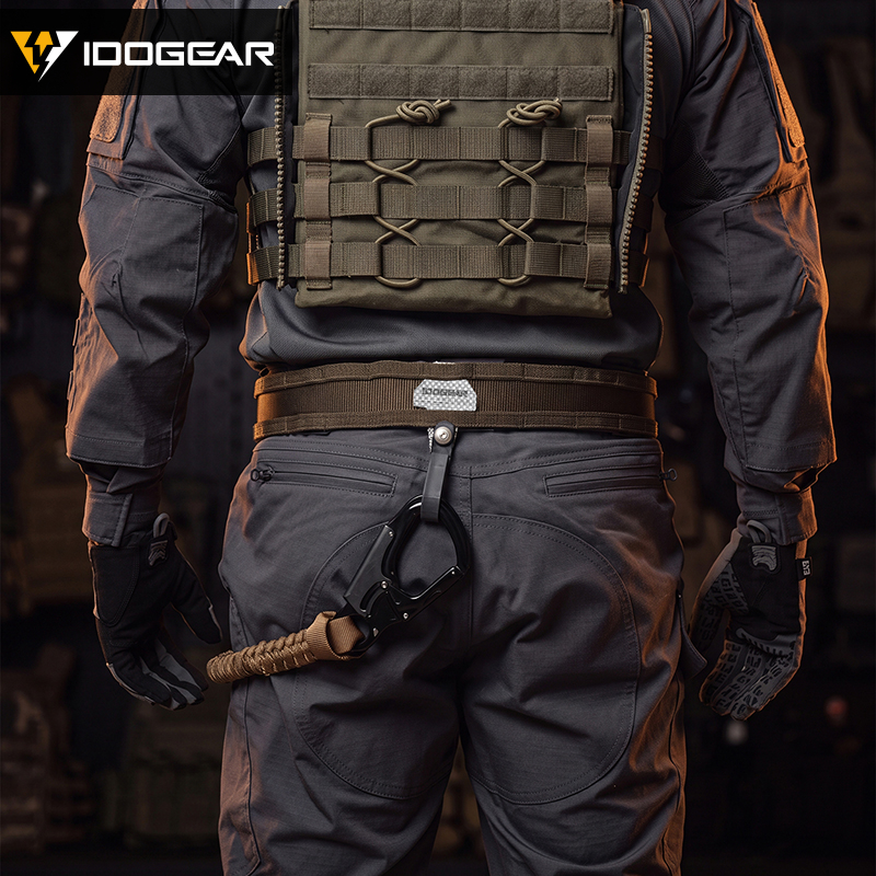 IDOGEAR TEGRIS Belt Shark Hanging Loop Lightweight Sturdy Outdoor Belt Accessories 3966
