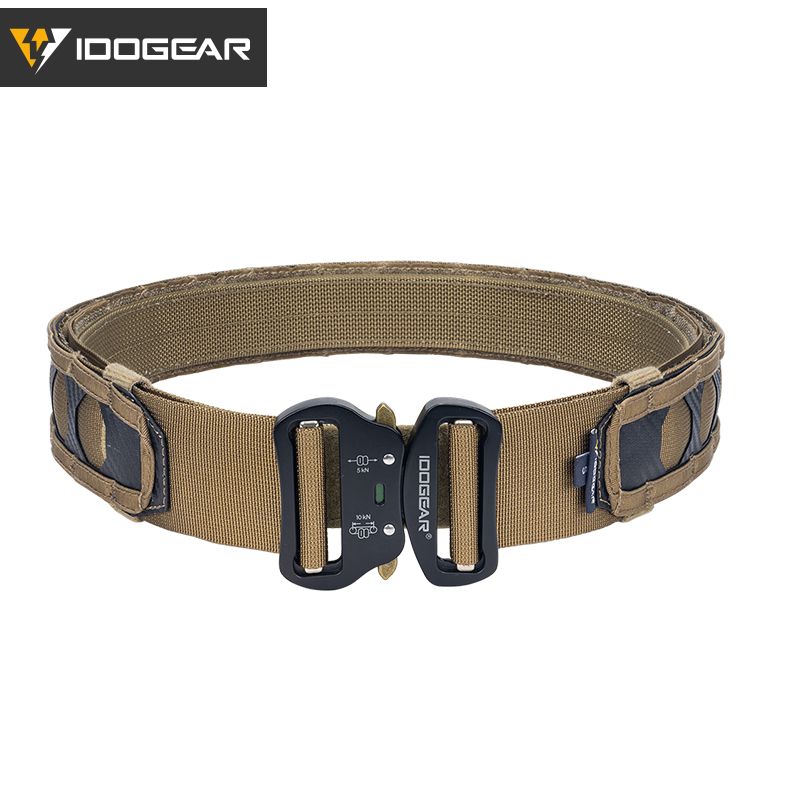 【Clearance Sale🔥】IDOGEAR Tactical Belt 2 Inch MOLLE Belt Quick Release Metal Buckle Gear Combat Belts 3429-IDOGEAR INDUSTRIAL