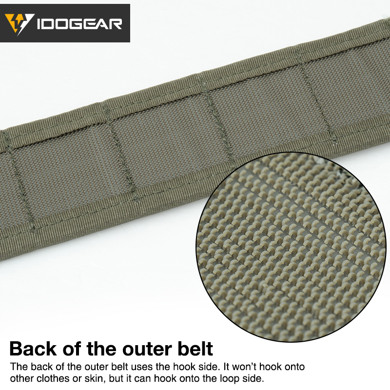 IDOGEAR Tactica Belts 2" Quick Release Molle EDC Sport Belt 3431