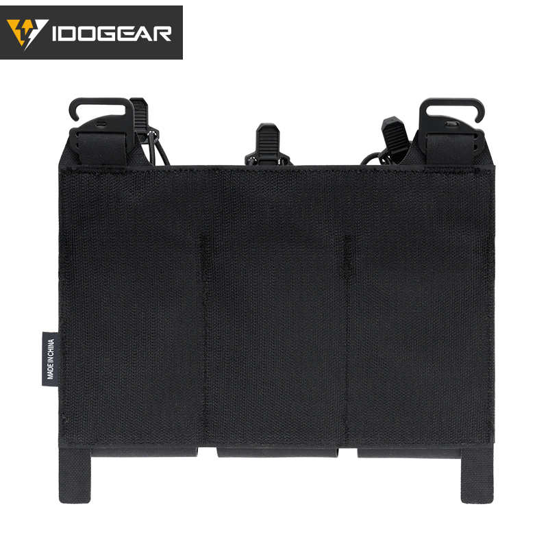 IDOGEAR KTAR Front Flap Triple Mag Pouch Tactical Laser Cut Design 35100