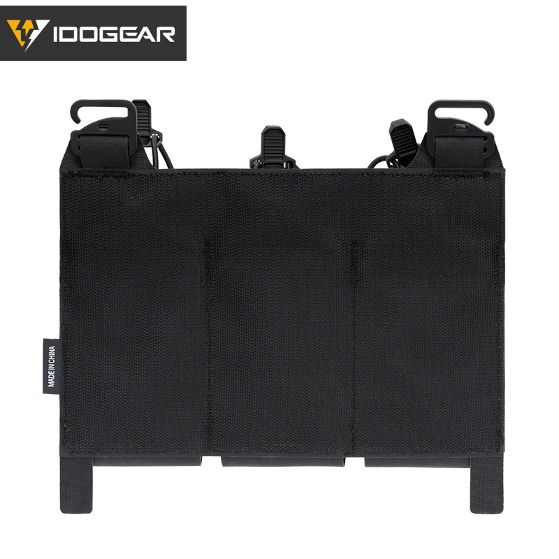 IDOGEAR KTAR Front Flap Triple Mag Pouch Tactical Laser Cut Design 35100