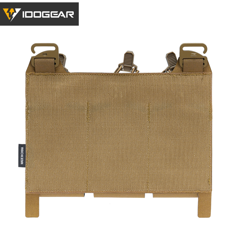 IDOGEAR KTAR Front Flap Triple Mag Pouch Tactical Laser Cut Design 35100