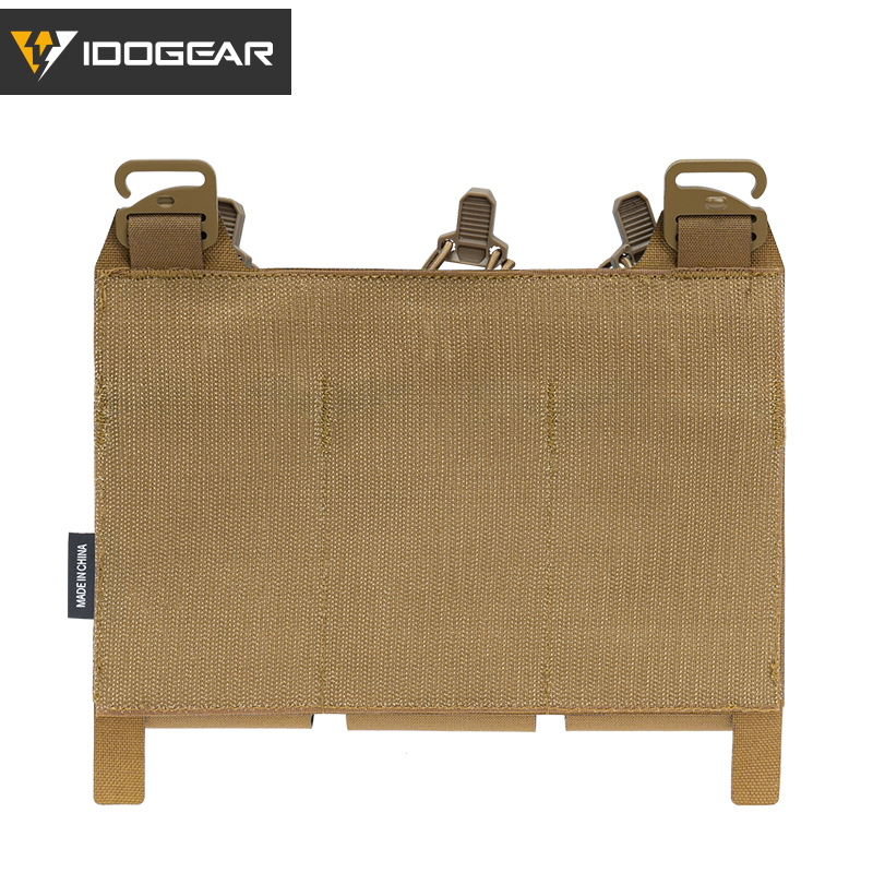 IDOGEAR KTAR Front Flap Triple Mag Pouch Tactical Laser Cut Design 35100