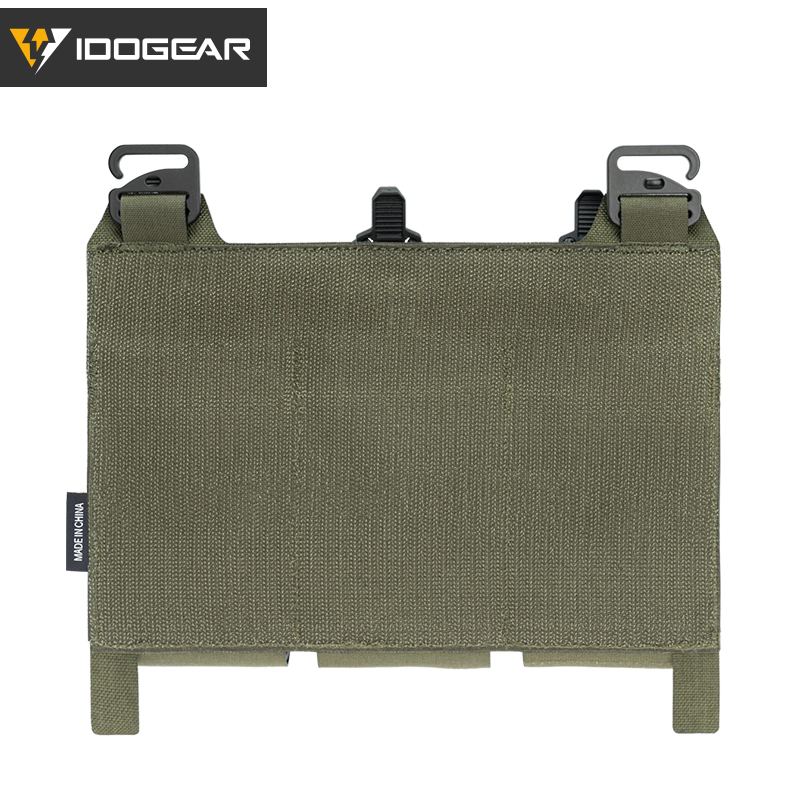 IDOGEAR KTAR Front Flap Triple Mag Pouch Tactical Laser Cut Design 35100