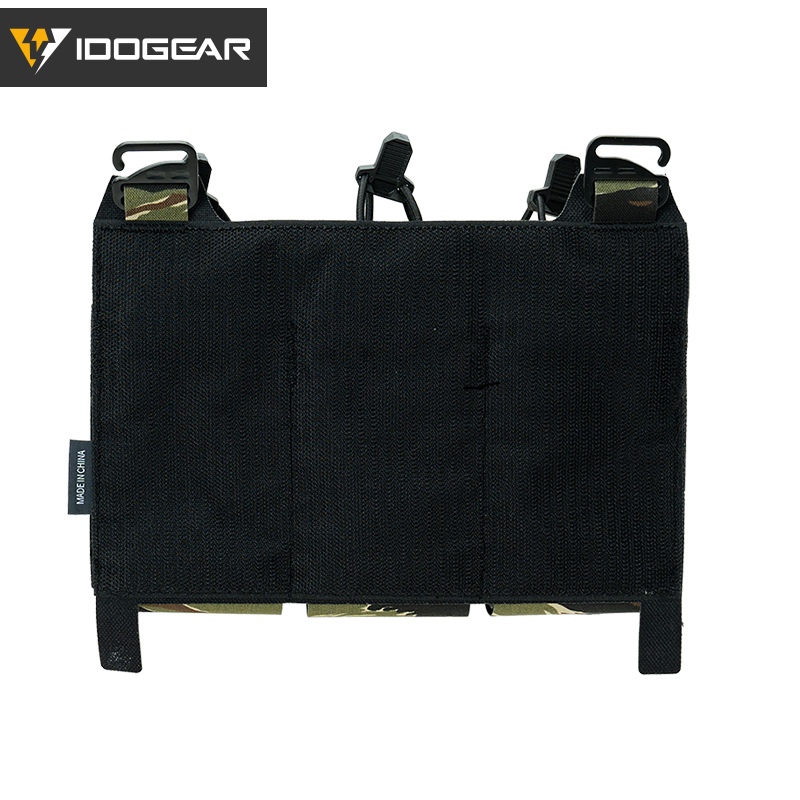 IDOGEAR KTAR Front Flap Triple Mag Pouch Tactical Laser Cut Design 35100