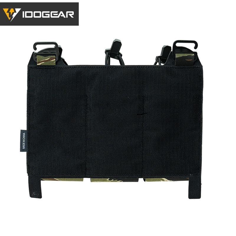 IDOGEAR KTAR Front Flap Triple Mag Pouch Tactical Laser Cut Design 35100