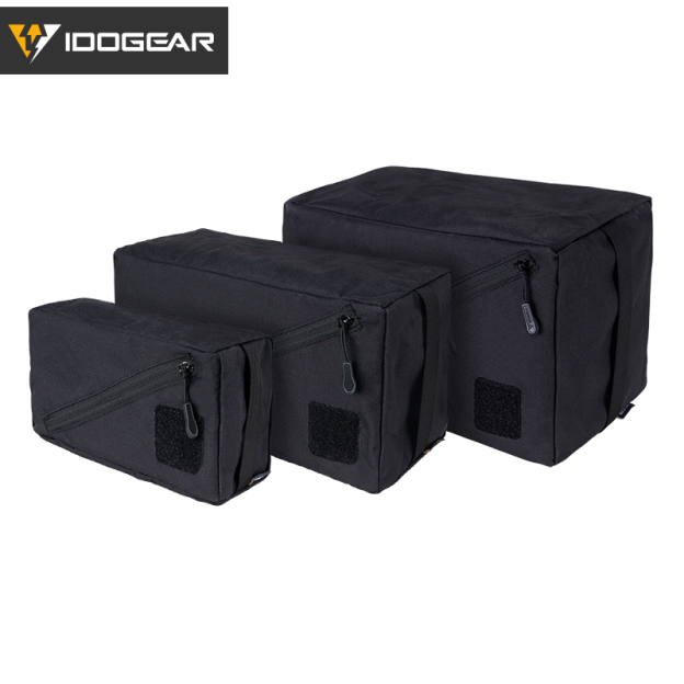 IDOGEAR Tactical Storage Bag Nylon Small Medium Large 3 PCS Packing Cubes Set