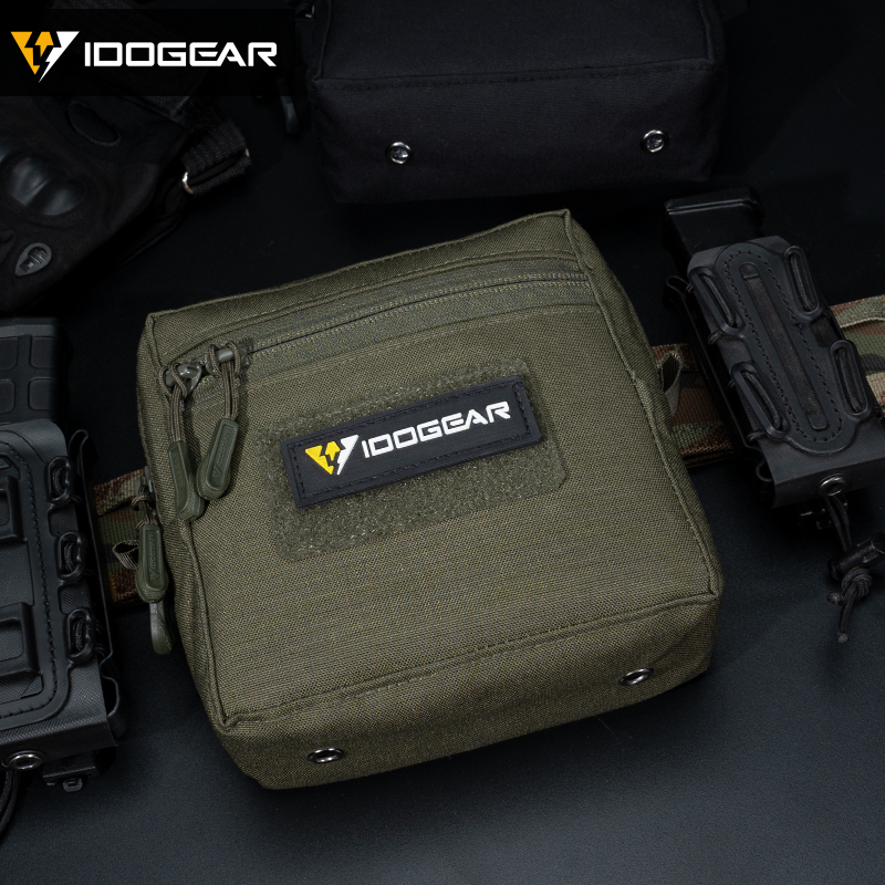 IDOGEAR Tactical Square MOLLE Pouch General Purpose GP Bag 35105