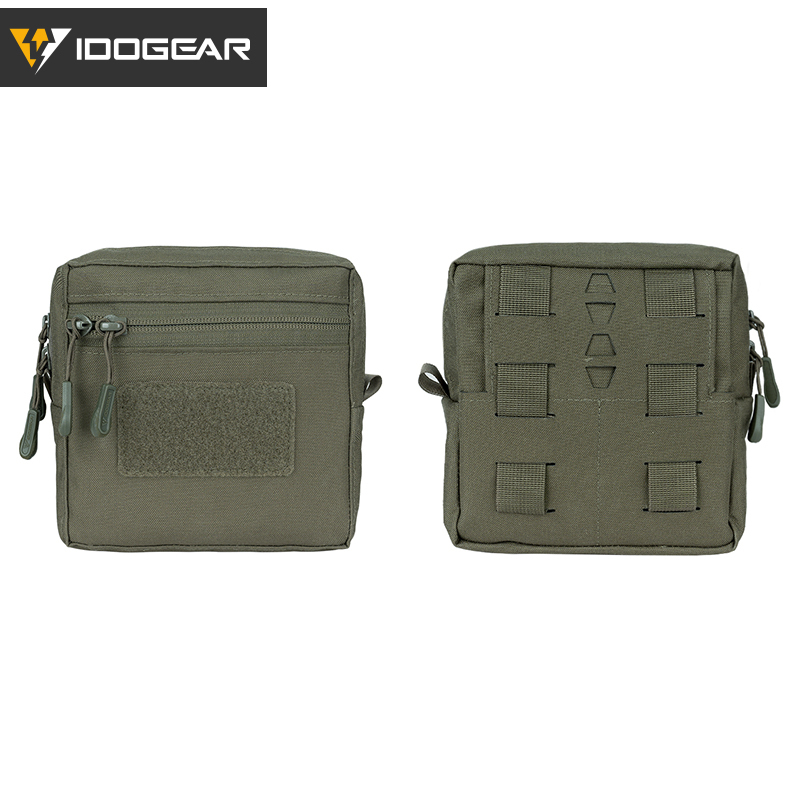 IDOGEAR Tactical Square MOLLE Pouch General Purpose GP Bag 35105