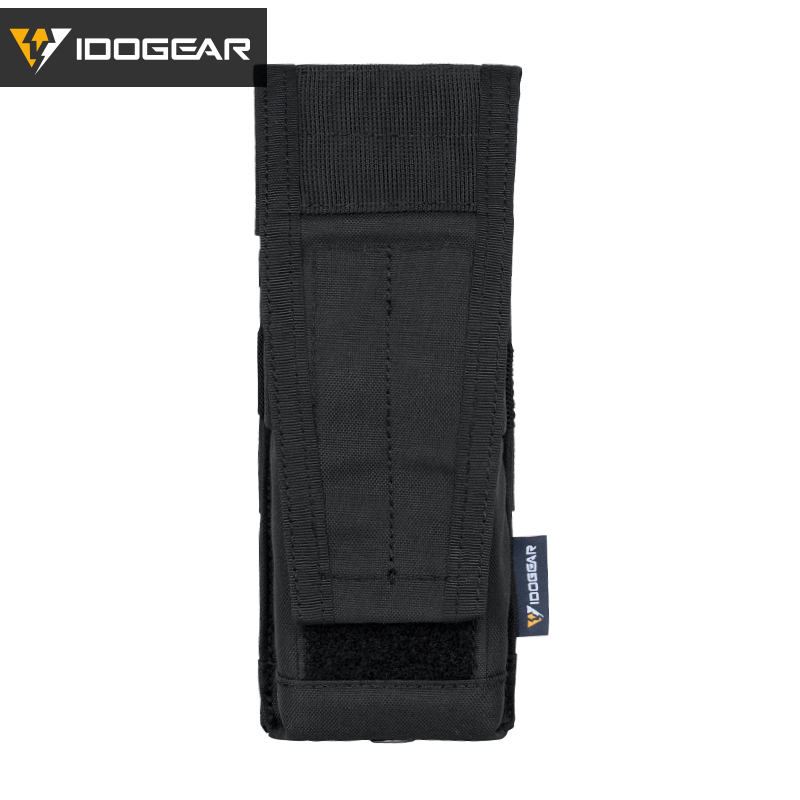 IDOGEAR Tactical horizontal Airsoft SINGLE MAG POUCH for M4 M14 M16 AR15 AR10 G36 Magazine 35108