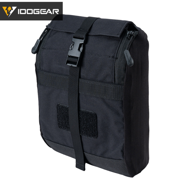 IDOGEAR Tactical Multi-Function Pouch for Tactical Vest Airsoft Military Molle Zipper Pack Pouch Bag 500D  35109-IDOGEAR INDUSTRIAL