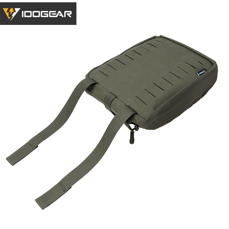 IDOGEAR GP General Bag GP Tactical Multi-Function Pouch for Tactical Vest Molle Zipper Pack Pouch Bag 500D 35109