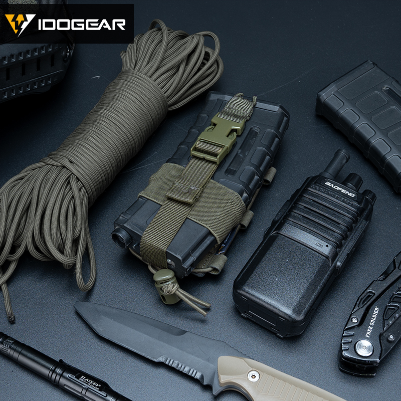 IDOGEAR Tactical Radio Pouch Gridlok BAOFENG/POFUNG UV5R UV82 Talkie Walkie MOLLE Radio Pouch 35110
