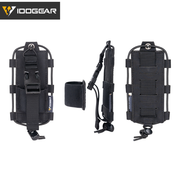 IDOGEAR Tactical Radio Pouch Gridlok BAOFENG/POFUNG UV5R UV82 Talkie Walkie MOLLE Radio Pouch 35110