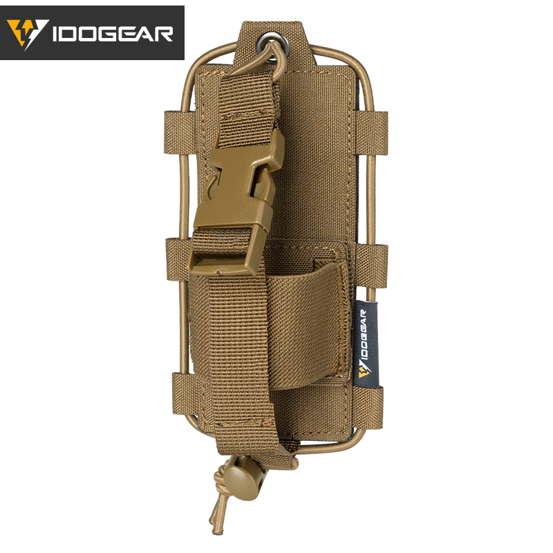 IDOGEAR Tactical Radio Pouch Gridlok BAOFENG/POFUNG UV5R UV82 Talkie Walkie MOLLE Radio Pouch 35110