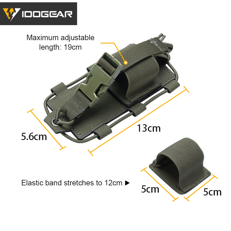 IDOGEAR Radio Pouch for BAOFENG UV5R/UV82 – Gridlok MOLLE Attachment System 35110