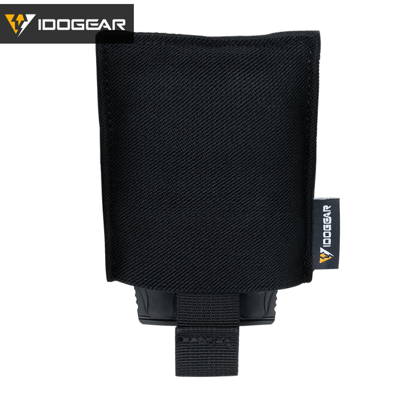 IDOGEAR Battle Dump Pouch Tactical Belt Mounted Ultralight MOLLE Dump Pouch, Roll Up Foldable Magazine Mag Pouch 35111-IDOGEAR INDUSTRIAL