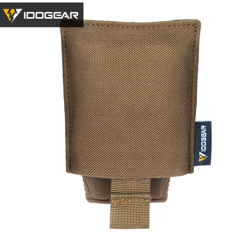 IDOGEAR Battle Dump Pouch Tactical Belt Mounted Ultralight MOLLE Dump Pouch, Roll Up Foldable Magazine Mag Pouch 35111-IDOGEAR INDUSTRIAL