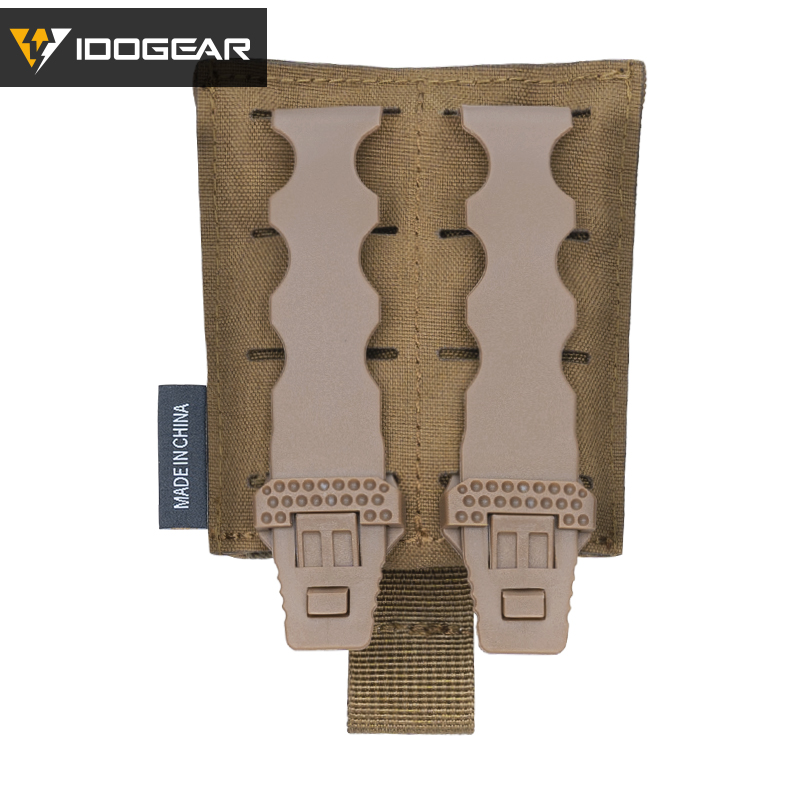 IDOGEAR Battle Dump Pouch Tactical Belt Mounted Ultralight MOLLE Dump Pouch, Roll Up Foldable Magazine Mag Pouch 35111-IDOGEAR INDUSTRIAL