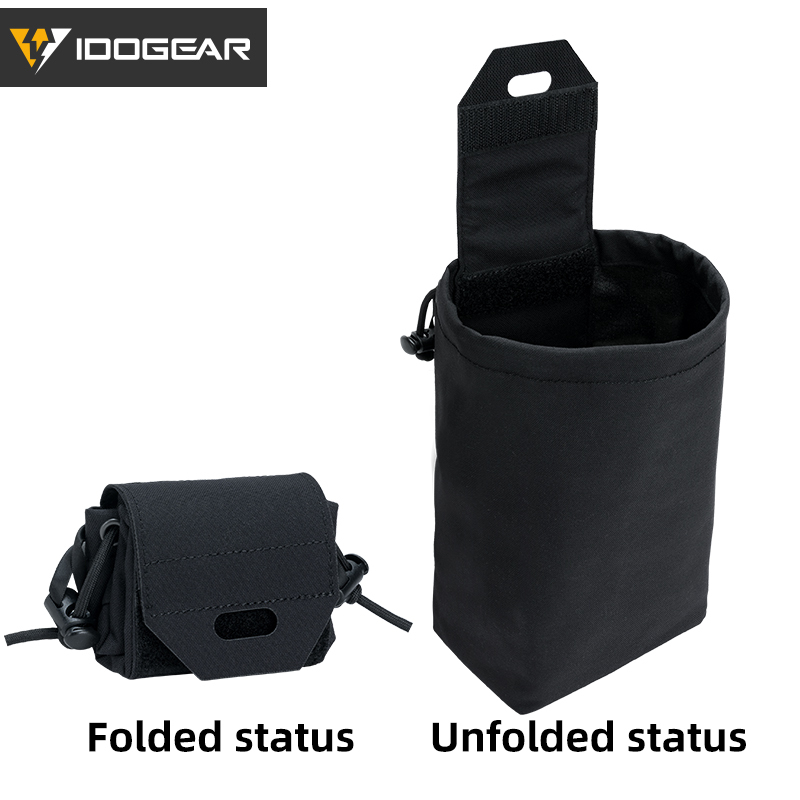 IDOGEAR Tactical Mini Recycling Pouch EDC Dump Pouch Folding Multi-function Tool Pouch 35116