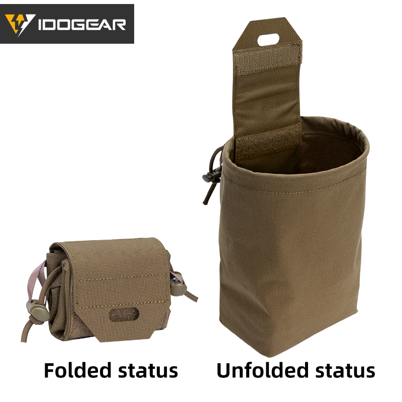 IDOGEAR Tactical Mini Recycling Pouch EDC Dump Pouch Folding Multi-function Tool Pouch 35116