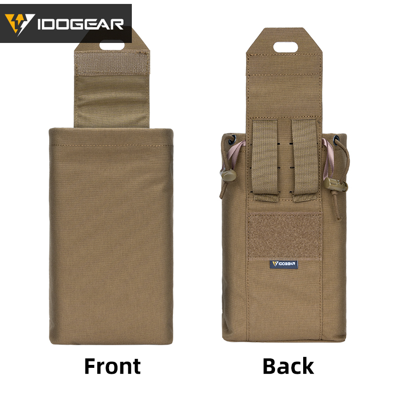 IDOGEAR Tactical Mini Recycling Pouch EDC Dump Pouch Folding Multi-function Tool Pouch 35116